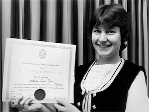 17 year old Catherine Livsey with certificate
